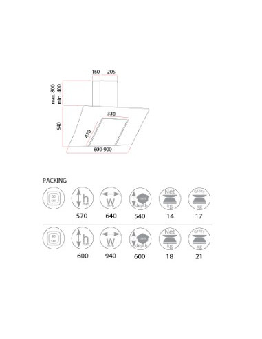 HOTTE BINDESIT 60 CM