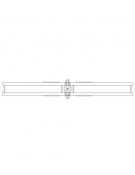 Herse d'ancrage double HD 1700X80