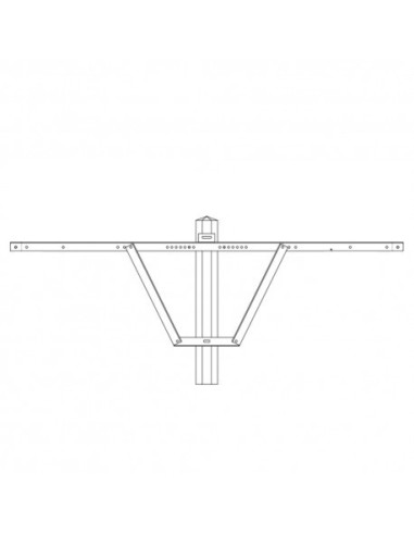 Herse d'ancrage double HD 1700X80