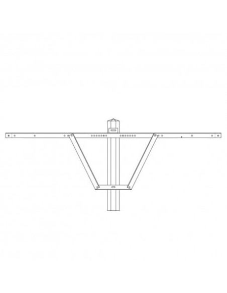 Herse d'ancrage double HD 1700X80