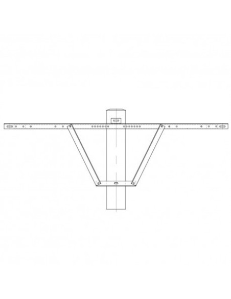 Herse d'ancrage double HD 1500X70