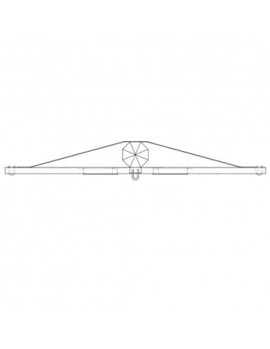 Herse d'ancrage double HD 1500X70