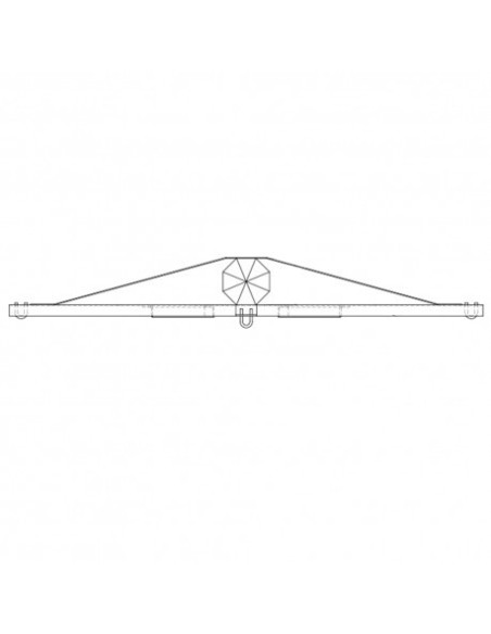 Herse d'ancrage double HD 1500X70