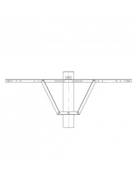 Herse d'ancrage double HD 1200X70