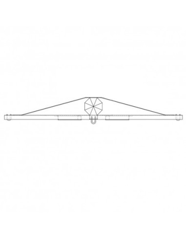 Herse d'ancrage double HD 1200X70