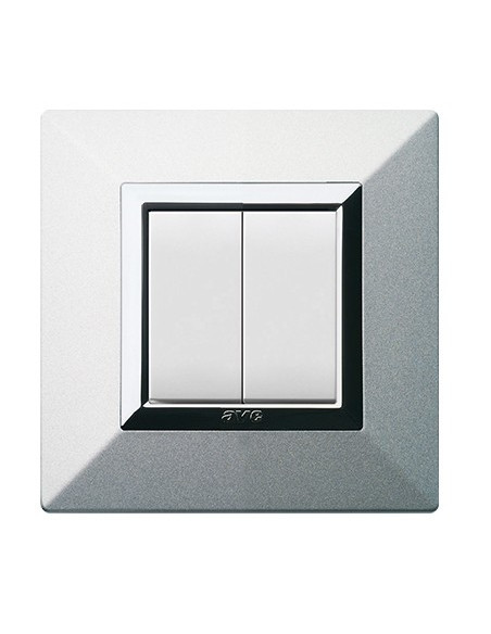 Interrupteur Aluminium Natural