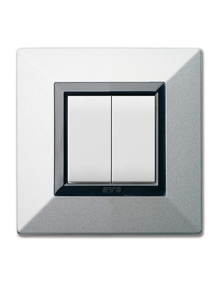 Interrupteur Argent Opaque