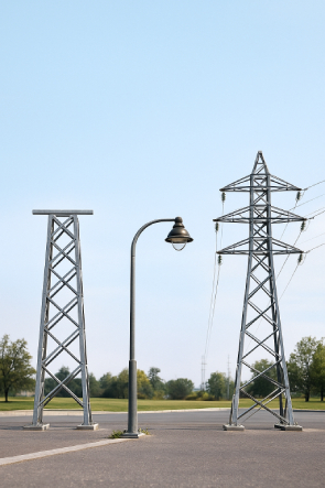 Supports métalliques, candélabres et pylônes