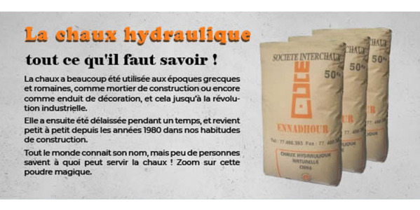La chaux hydraulique